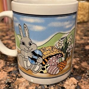 Easter bunny, coffee mug, tea cup